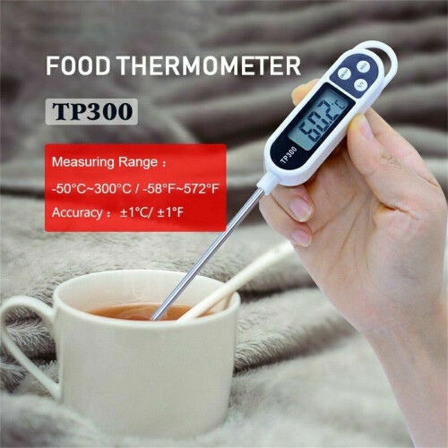 Digital Probe Thermometer For Kitchen Milk Oil Tea Soup Temperature Tools 1