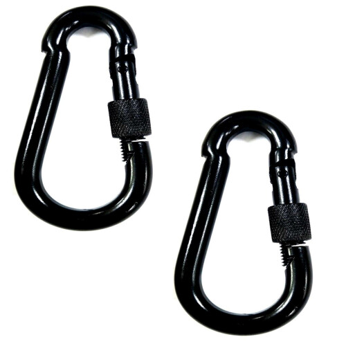 Swing Hammock Tree Hanging Kit Rope Strap Hook Carabiner Fittings 2