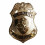Security Guard / Officer s Badge - Gold Metal 1