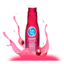 (Cherry) Fun Time Lube Lubricant Water Based Gel Edible Sex