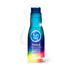 (Tingle) Fun Time Lube Lubricant Water Based Gel Edible Sex