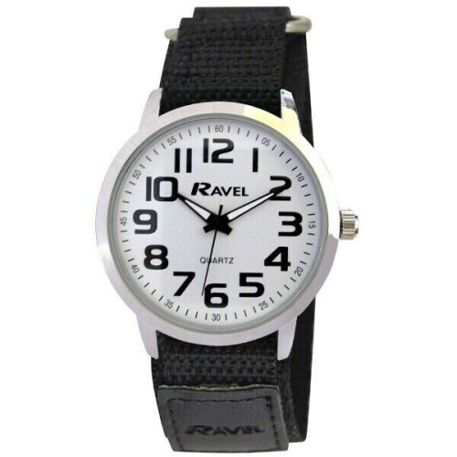 Ravel Gents Easy Read Watch Model R1601.64.12 with Quick Release Strap By Ravel 2