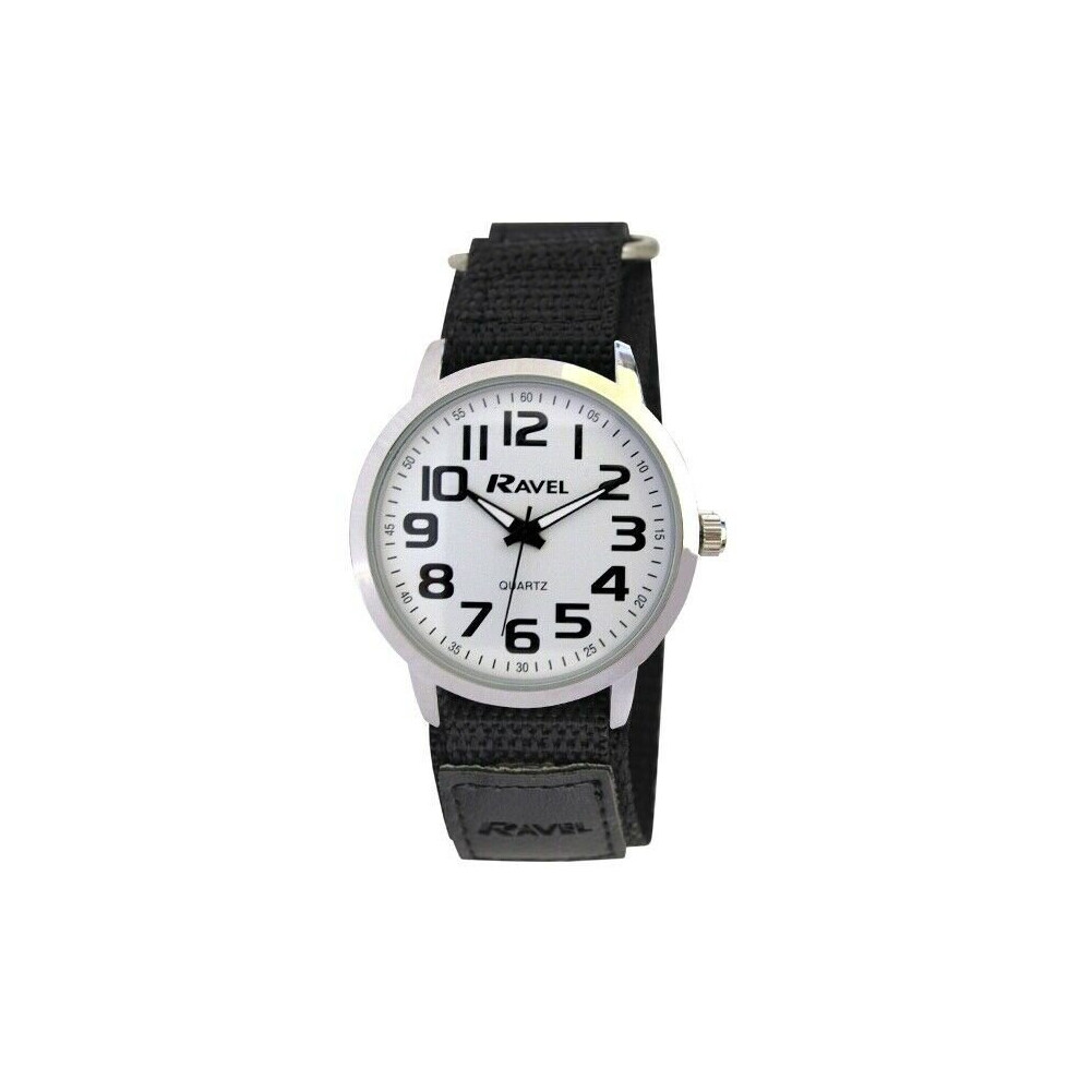 Ravel Gents Easy Read Watch Model R1601.64.12 With Quick Release Strap By Green