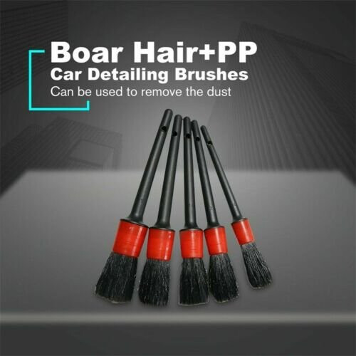 Ranpo 5Pcs PP Auto Car Detailing Brushes Dust Cleaning Remover Tool 2
