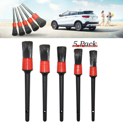 Ranpo 5Pcs PP Auto Car Detailing Brushes Dust Cleaning Remover Tool