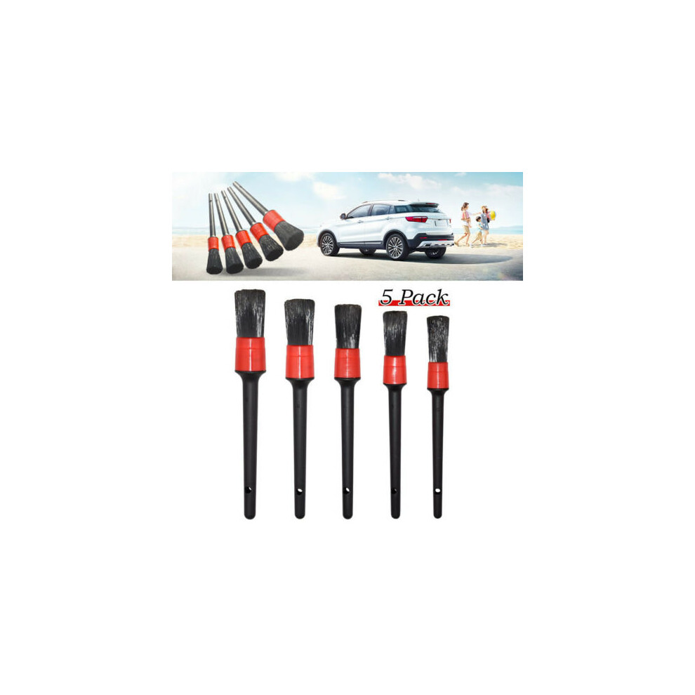 Ranpo 5Pcs Pp Auto Car Detailing Brushes Dust Cleaning Remover Tool