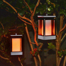 LED Solar Lamp Flickering 3 Modes Candle Waterproof Flame Effect Lights