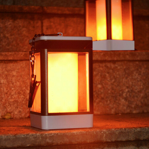 LED Solar Lamp Flickering 3 Modes Candle Waterproof Flame Effect Lights 2