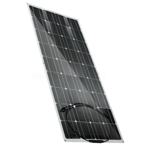 100W 18V Monocrystalline Solar power Panel for 12V Battery Charger 2