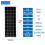 100W 18V Monocrystalline Solar power Panel for 12V Battery Charger 6
