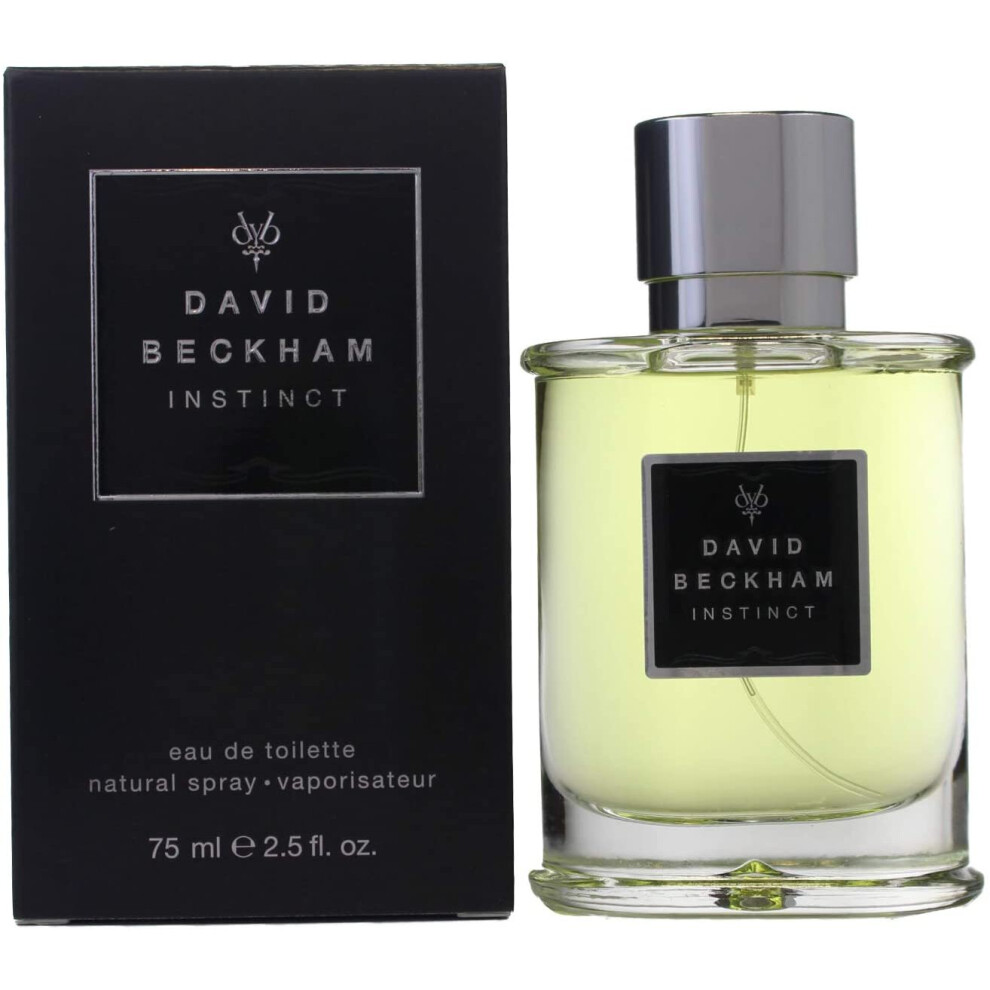 David Beckham Fragrances David Beckham Instinct Eau De Toilette Perfume For Men, Aromatic Fougere Fragrance, 75 Ml