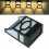Solar Powered Wall Mount LED Light Garden Path Landscape Fence Yard Lamp 4