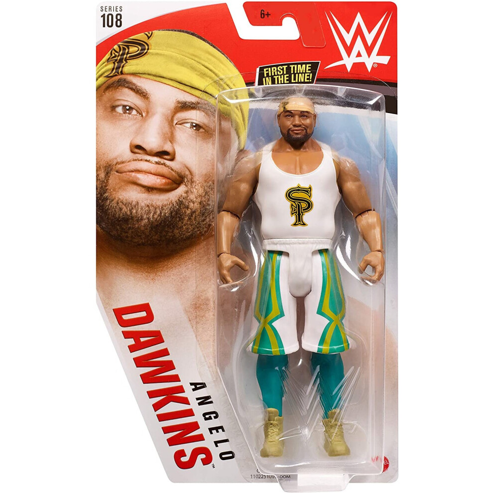 WWE Basic Series 108 Angelo Dawkins Wrestling Action Figure