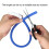 Ranpo (Blue) Glowing LED Dog Collar Pet Safety Neck Ring 5