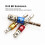 3 PCS Color Beaded Hex Screwdriver Conversion Rod Universal Socket Link AD Tool 3