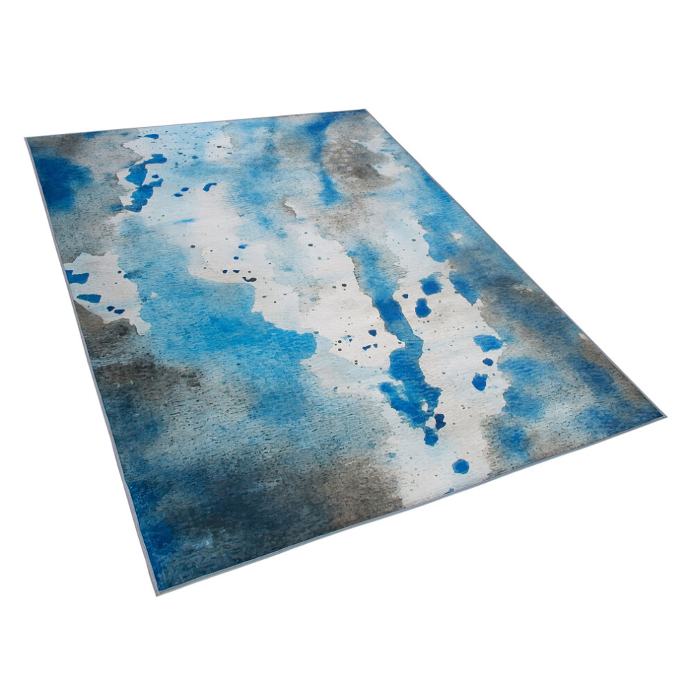 Area Rug 160 x 230 cm Blue and Grey BOZAT