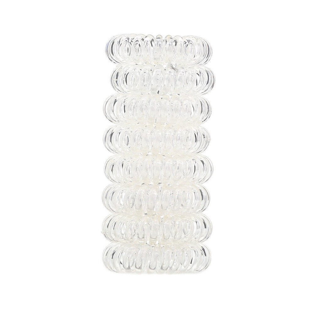 Photos - Hair Pin / Headband / Elastic Hair Tie Kitsch, Hair Coils, Transparent, 8 Pieces
