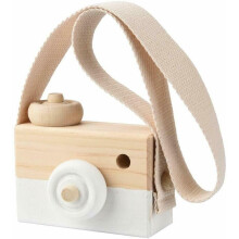 (White) Wood Camera Children Room Decor Nursery Toys
