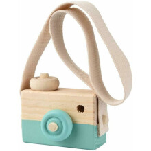 (Green) Wood Camera Children Room Decor Nursery Toys