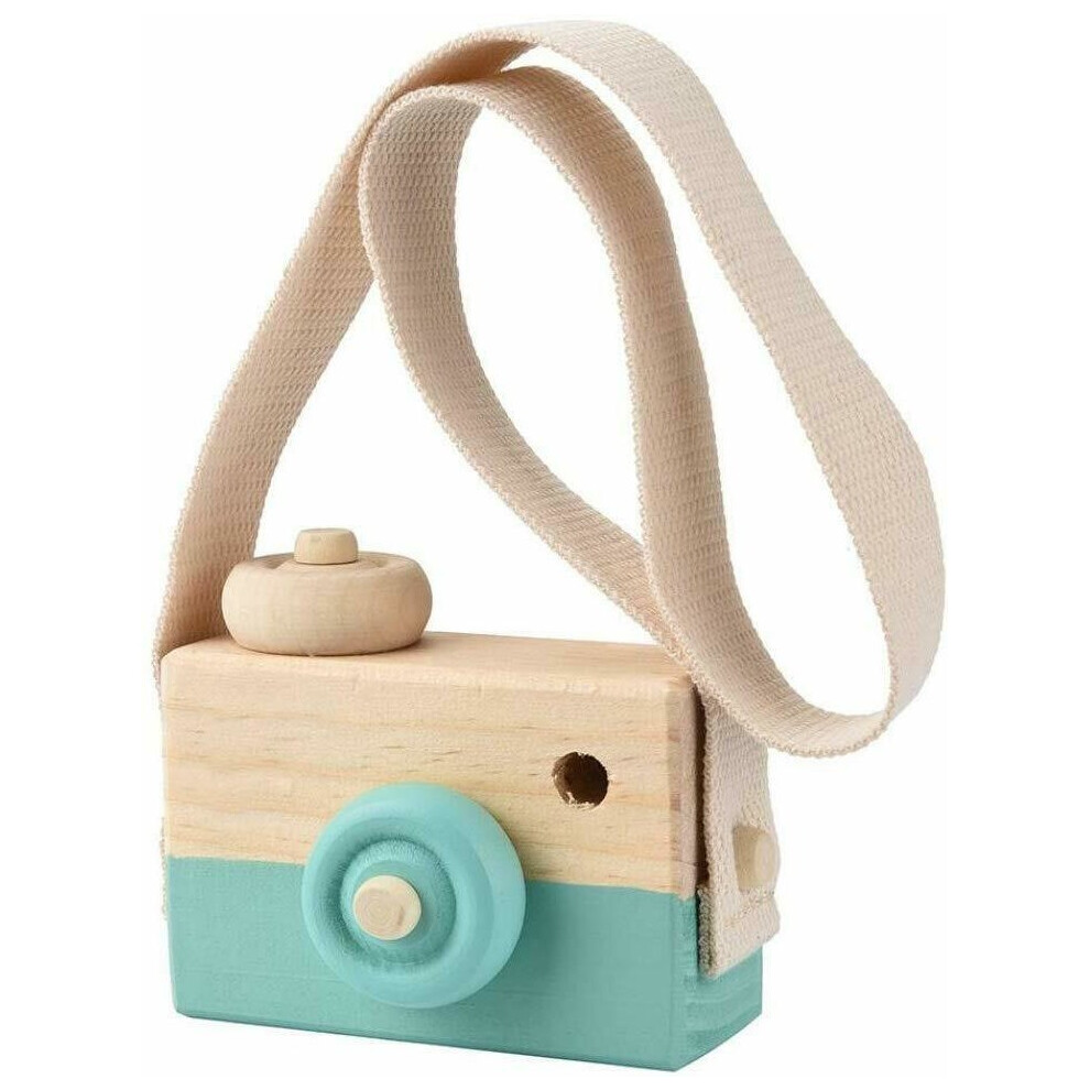 (Green) Wood Camera Children Room Decor Nursery Toys