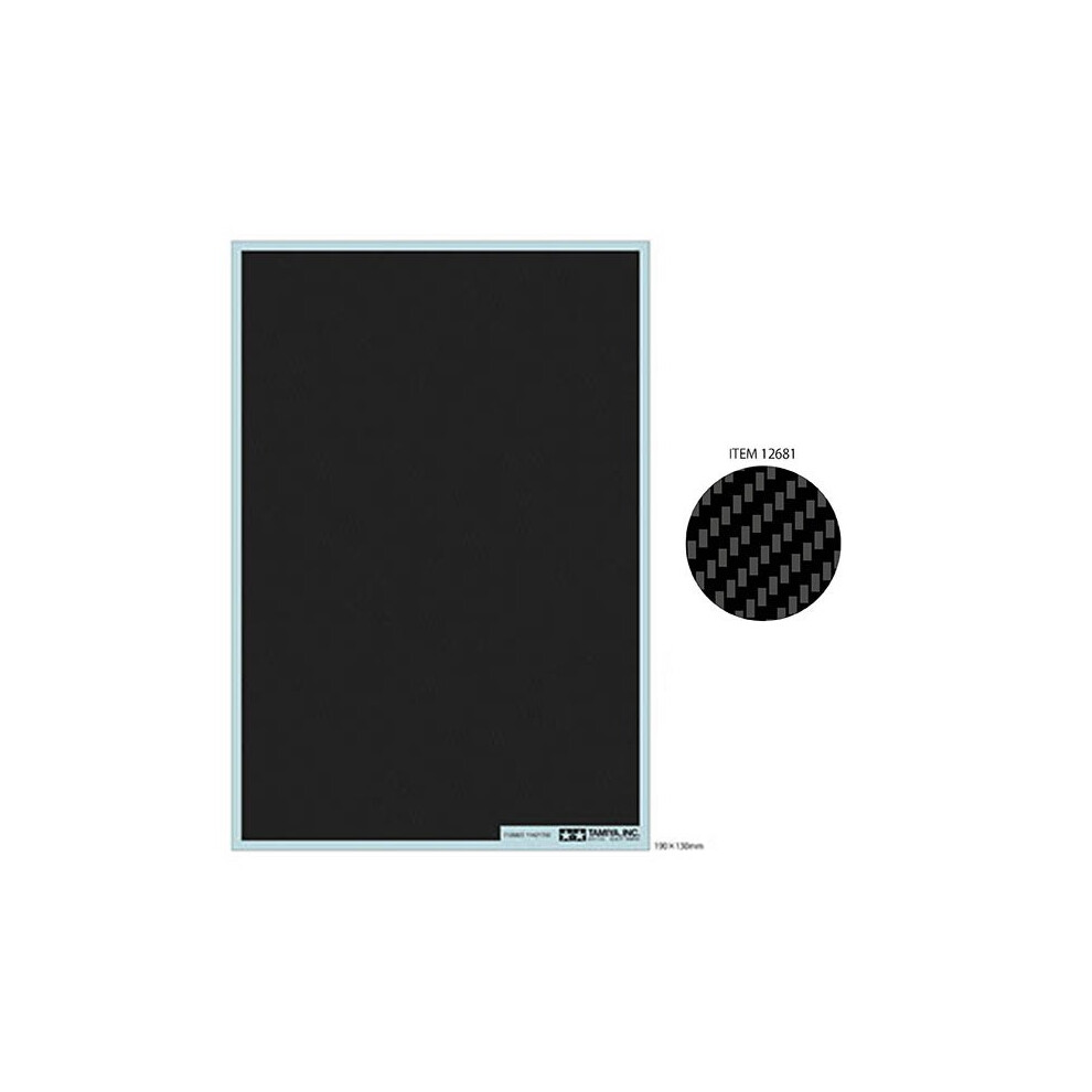 TAMIYA 12681 Carbon Decal Twill Weave - Fine 1:24 Model Kit Accessory