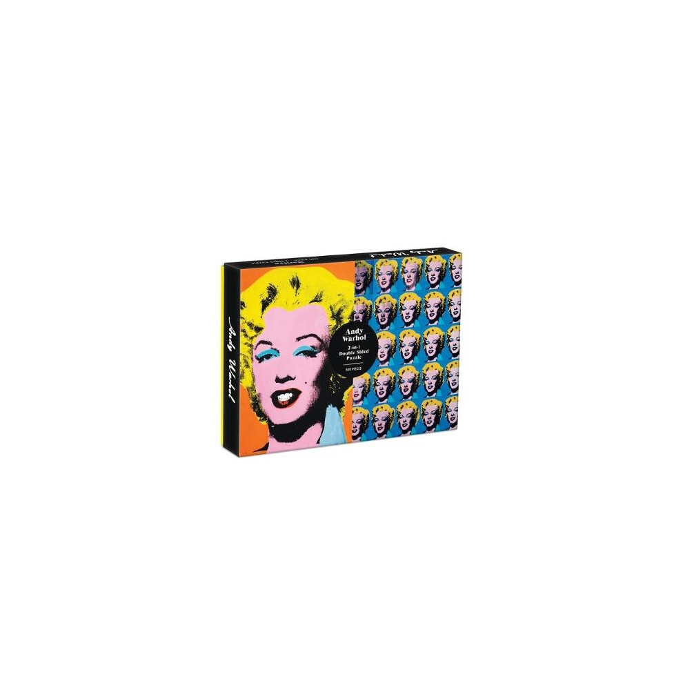 Warhol Marilyn 500 Piece Double Sided Puzzle