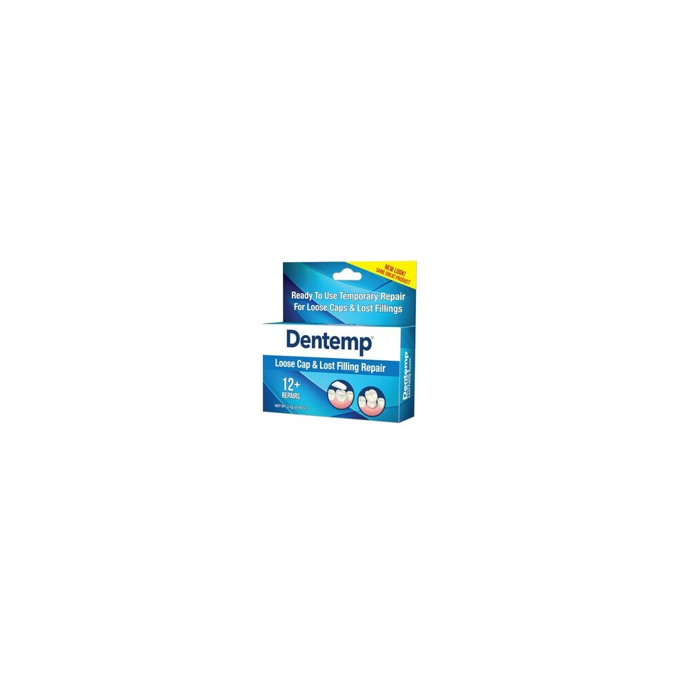 Dentemp Temporary Tooth Filling, Loose Cap/ Filling Repair 12+ Uses