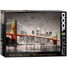 Eurographics City Collection New York City Brooklyn Bridge 1000pc Jigsaw