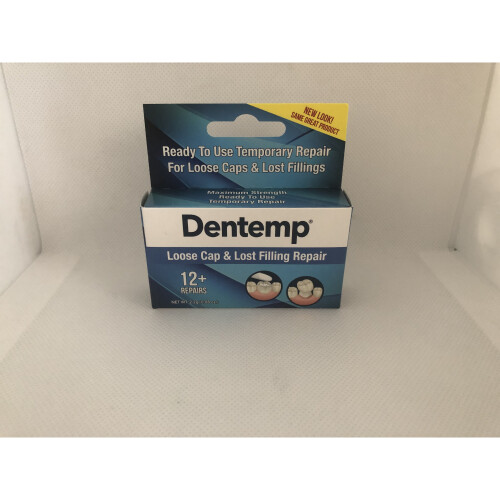 Dentemp Temporary Tooth Filling, loose Cap/ filling Repair 12+ Uses on