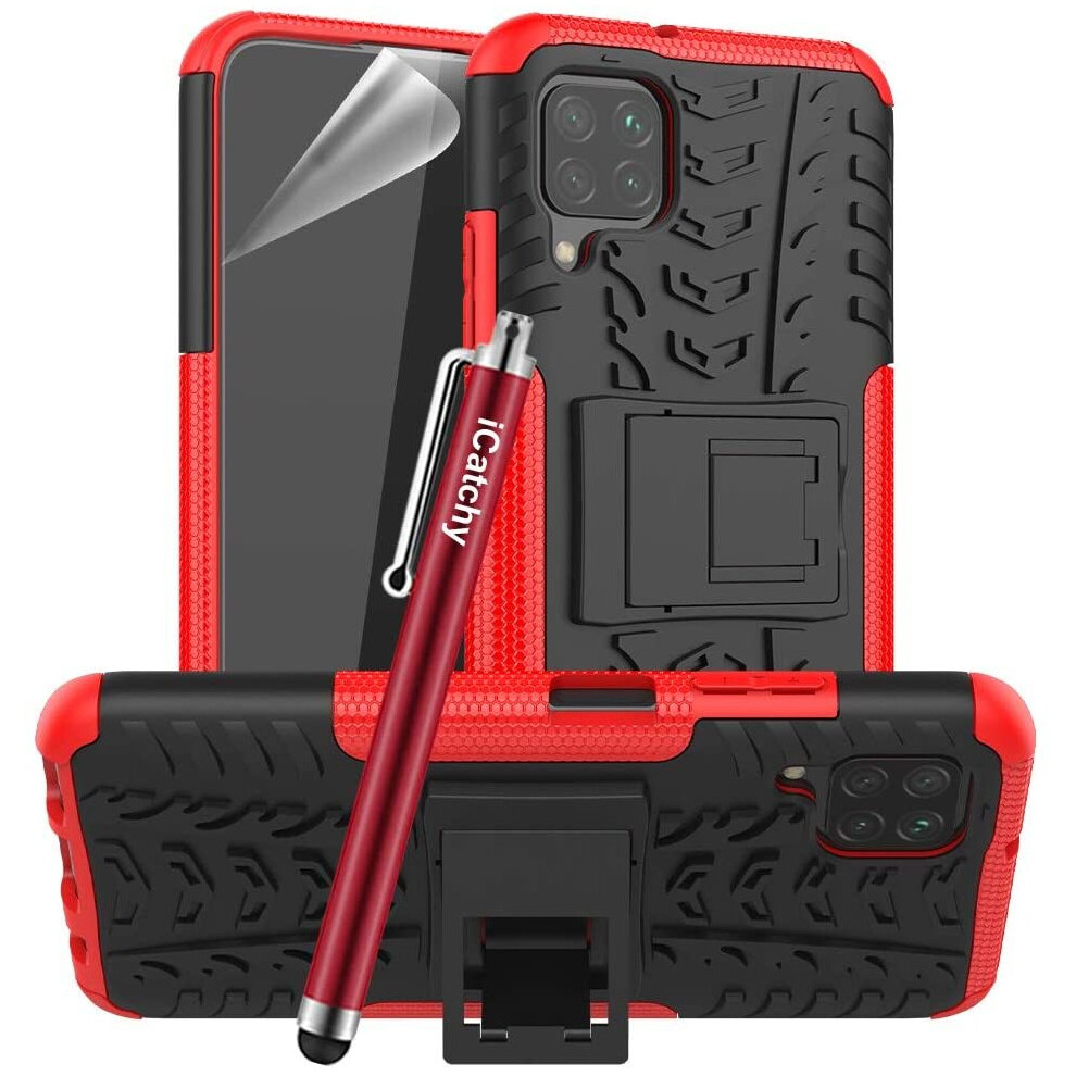 (Red) For Huawei P40 Lite Shockproof Case Cover Red 5056298097579