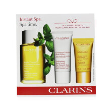 Spa At Home Set: Tonic Body Treatment Oil 100ml+ Exfoliating Body Scrub 30ml+ Sos Comfort Mask 15ml - 3pcs