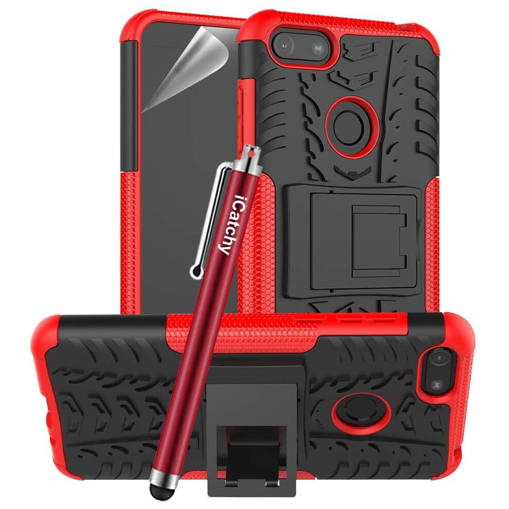 red--for-moto-e6-play-shockproof-case-cover
