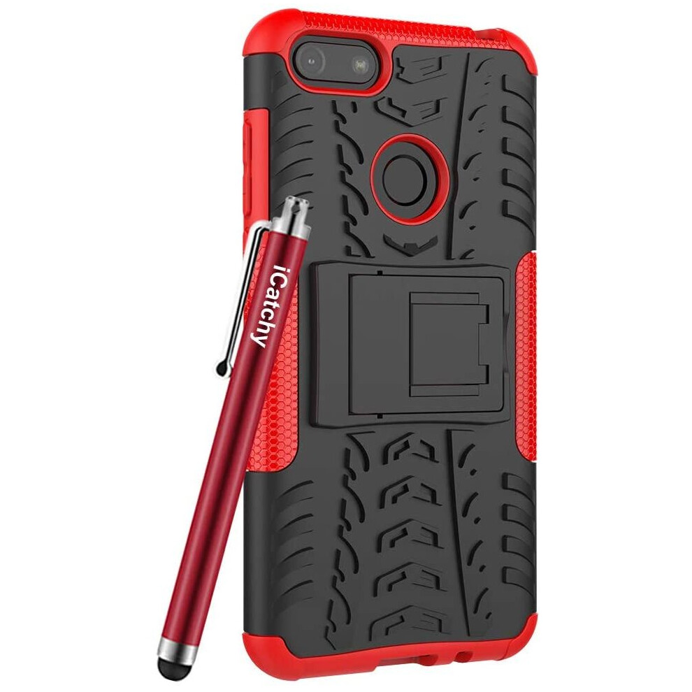 red--for-moto-e6-play-shockproof-case-cover