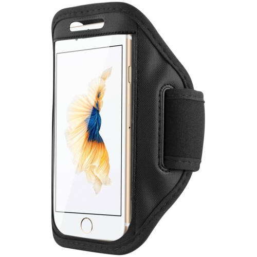 (Black) For iPhone SE 2020 Running Jogging Armband Case 1