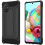 (Black) For Samsung Galaxy A51 Armor Shockproof Case Cover 2