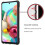 (Black) For Samsung Galaxy A51 Armor Shockproof Case Cover 3