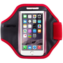 (Red) For iPhone SE 2020 Running Jogging Armband Case