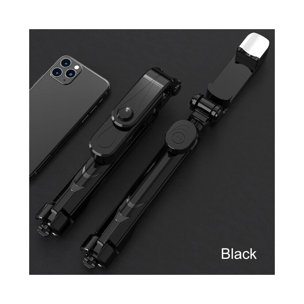 Portable Selfie Stick Phone Tripod + Bluetooth Remote & Fill Live Stream Light 8424602494852