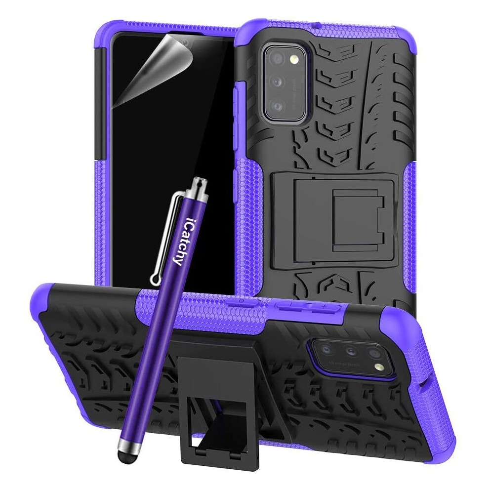 (Purple) For Samsung Galaxy A41 Shockproof Case Cover Purple 5056298003181