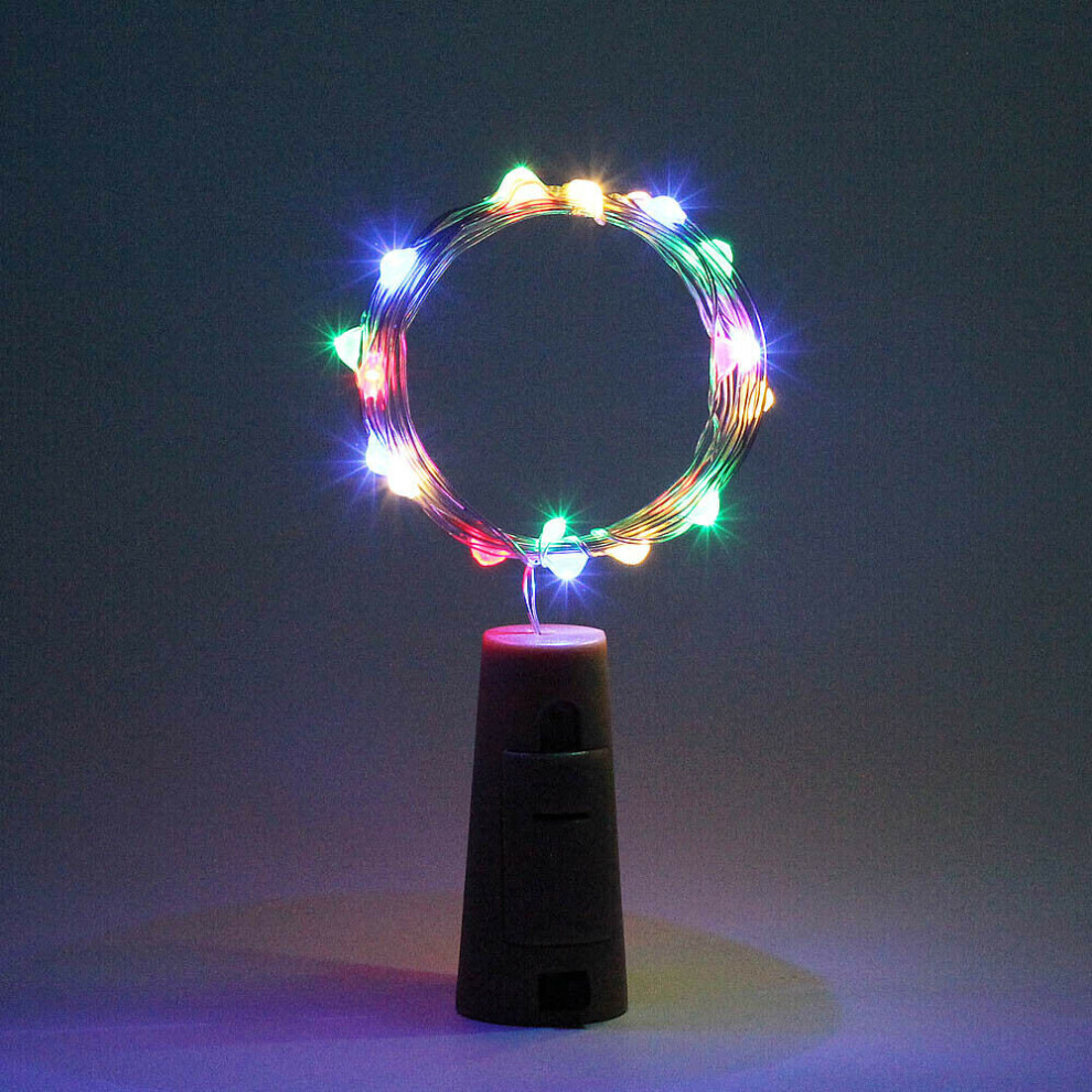 Ranpo (Multi-Color) 10Pcs 2M 20 Led Colorful Copper Wire Fairy String Lights