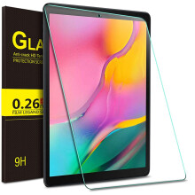 (Clear, Samsung Tab A 10.1" T510/T515) Tempered Glass Screen Protector - For Samsung Galaxy Tab A 10.1 T510 T515 T580/585