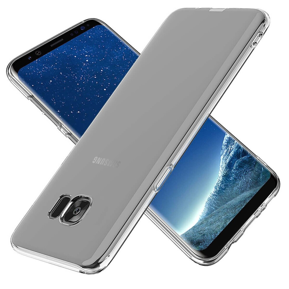 (, For Samsung Galaxy S7) For Samsung Galaxy S7 S8 S9 Case Shockproof Silicone Protective Gel Cover Clear 5060788074810