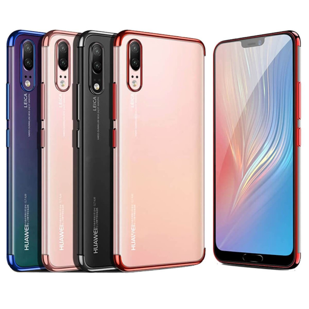 black--for-huawei-p10-plus--huawei-p20-pro-p-smart-stylish-hybrid-shockproof-plating-case-silicone-cover