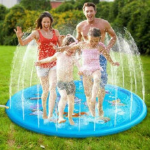 170CM große Sprinkler Pad Splash Spiel Matte Spielzeug Kind aufblasbare Wasser Schwimmbad