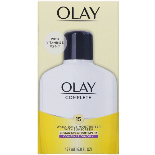 Olay Olay, Complete, UV365 Daily Moisturizer with Sunscreen , SPF 15, 177ml 1