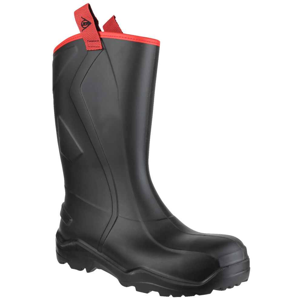 Dunlop Purofort+ Rugged Full Safety Waterproof Rigger Boots Black 12 - Image 5