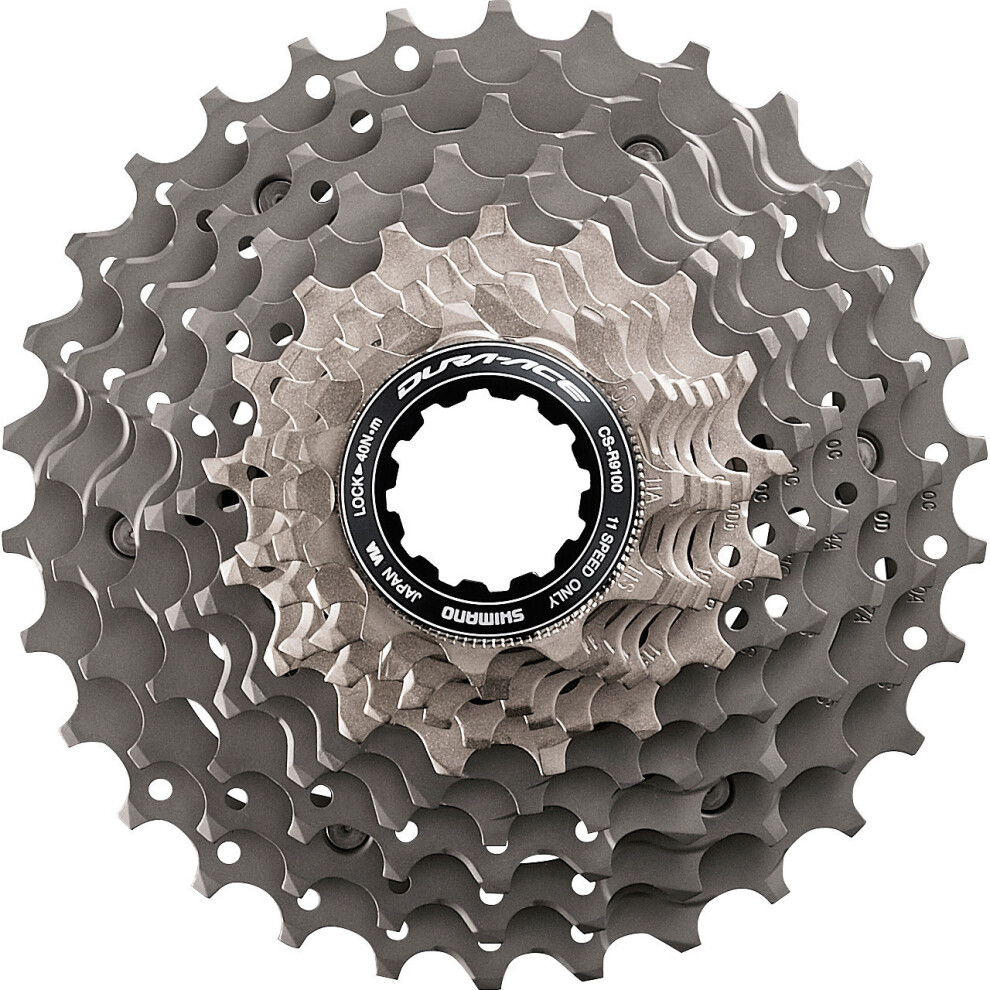 Shimano (11-25T, ) Dura-Ace Cs-R9100 11-Speed Cassette Silver