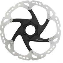 (160 MM, Silver / Black) Shimano Deore XT SM-RT86 XT Ice Tech 6-Bolt Disc Rotor
