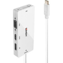 LINDY USB 3.1 Type C -moni-AV-muunnin