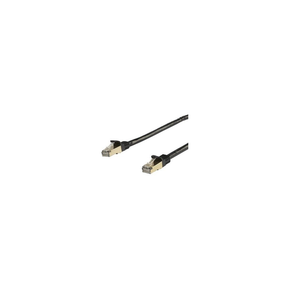 Startech 5M Cat6a Ethernet Cable Rj45 Snagless Connectors Cat6a Stp C 6Aspat5mbk Black 065030881562